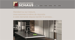 Desktop Screenshot of menuiserieschaus.be